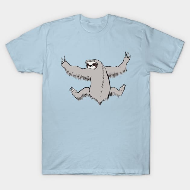 Sloth Hug T-Shirt by kktibbs